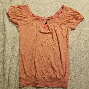 Lucky peach design shirt